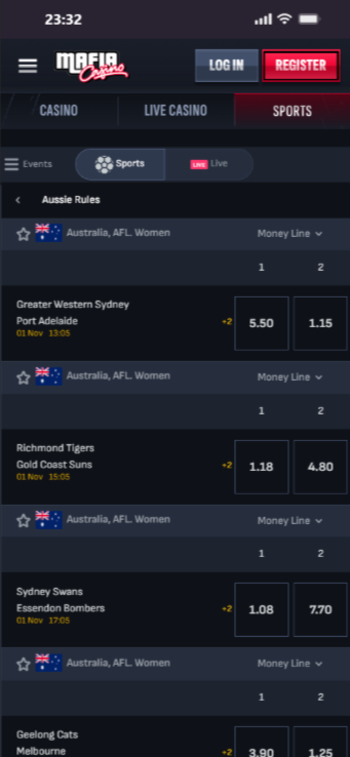 Mafia Casino is the best betting site in Australia