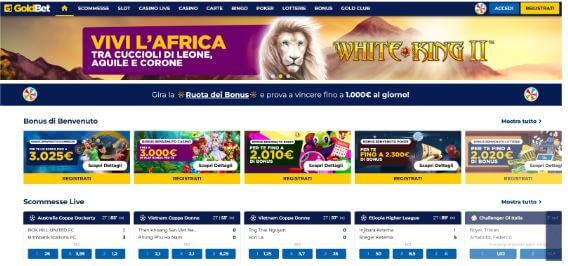casinò online goldbet