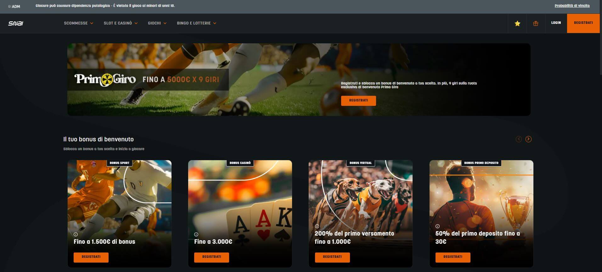 migliori casino online SNAI