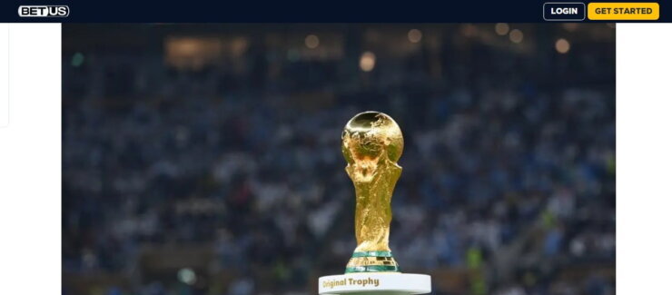 BetUS World Cup odds