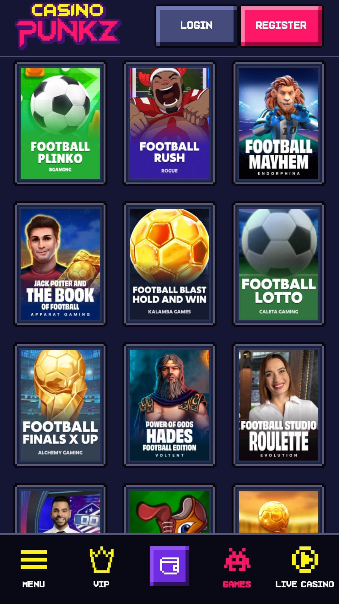 CasinoPunkz Crypto Betting Sites