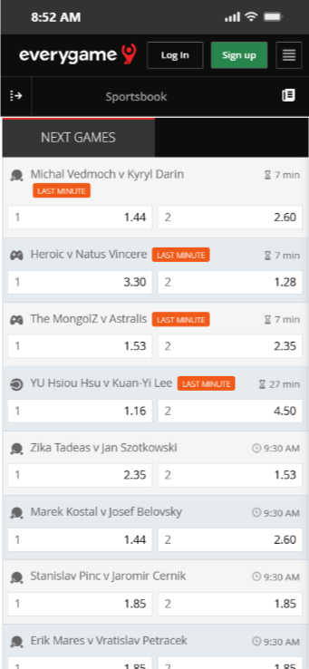 Everygame Sports Betting Sites