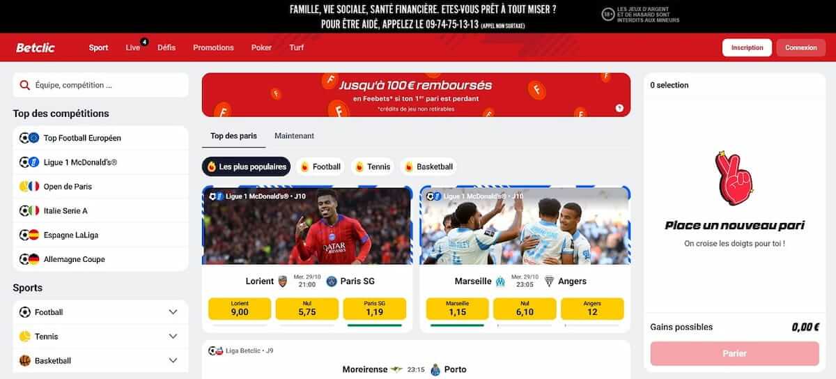 betclic meilleur casino en ligne français