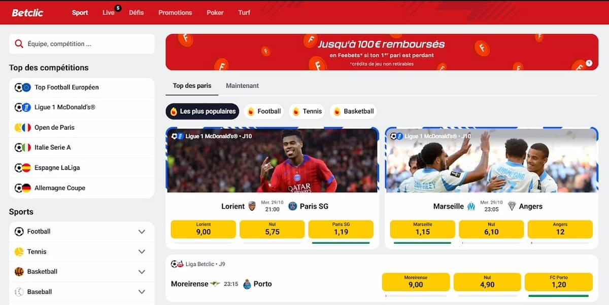 betclic meilleur casino en ligne france