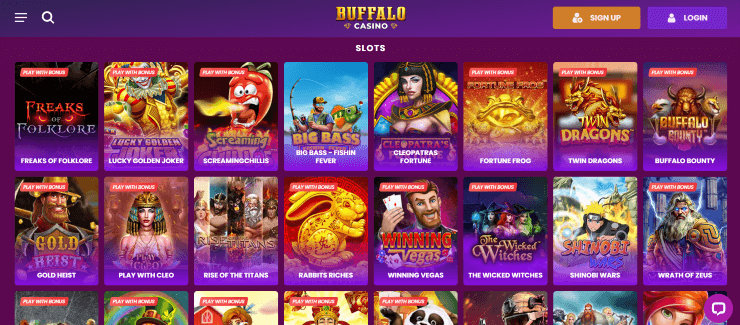 Play games at the top new casino Buffalo Casino