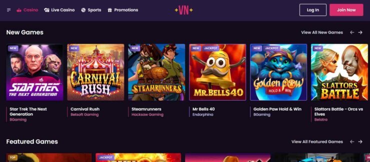 Vegas Now - top rated UAE casino online