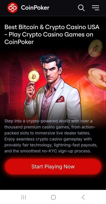 Play at Cash App casinos like Coin Poker Casino