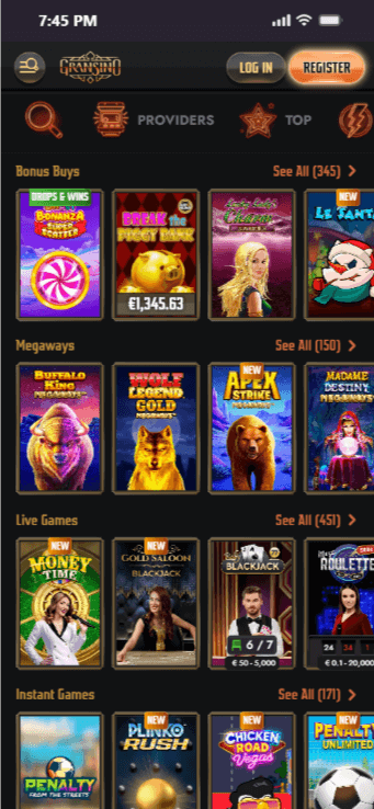 Play at Gransino a top Canadian casino site