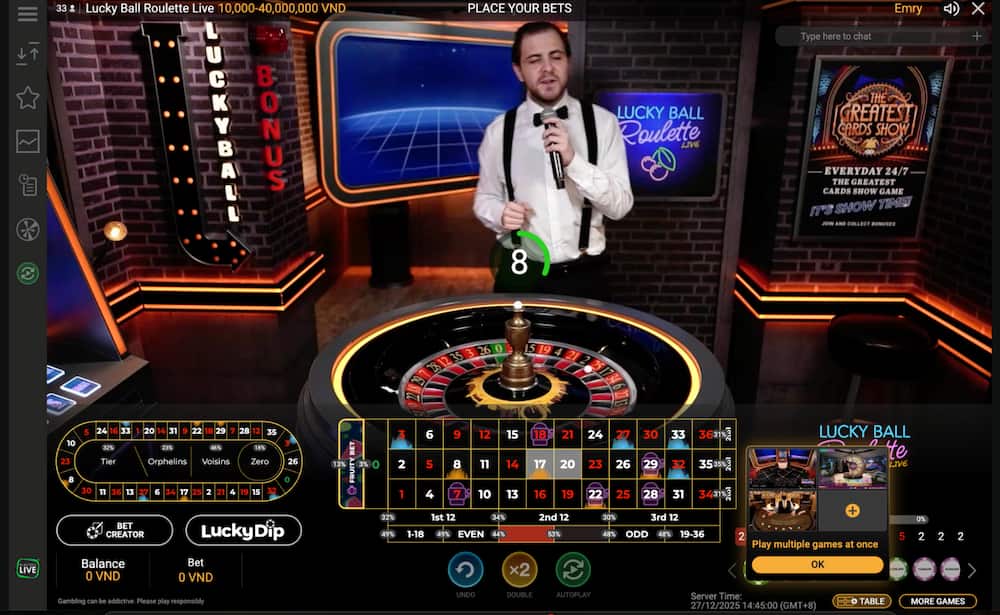 Chọn biến thể và bàn chơi cò quay bạn yêu thích 