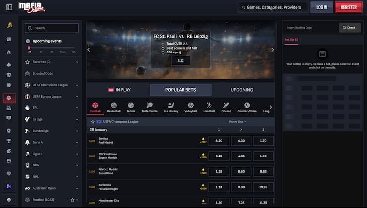 A look at Mafia Casino, one of the best PayID betting sites for Aussie punters.