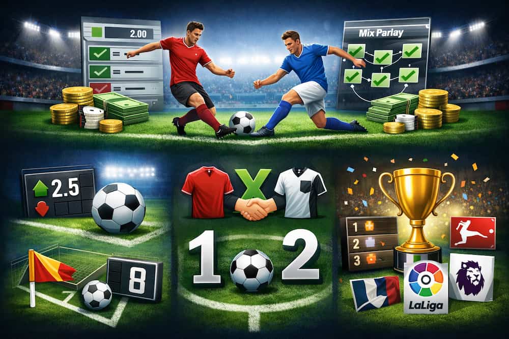 รูปแบบการเดิมพันฟุตบอลยอดฮิตที่ควรรู้