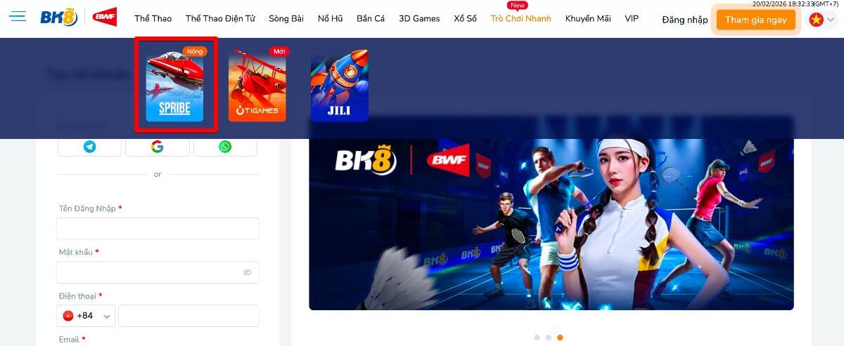 Chơi Aviator trên BK8