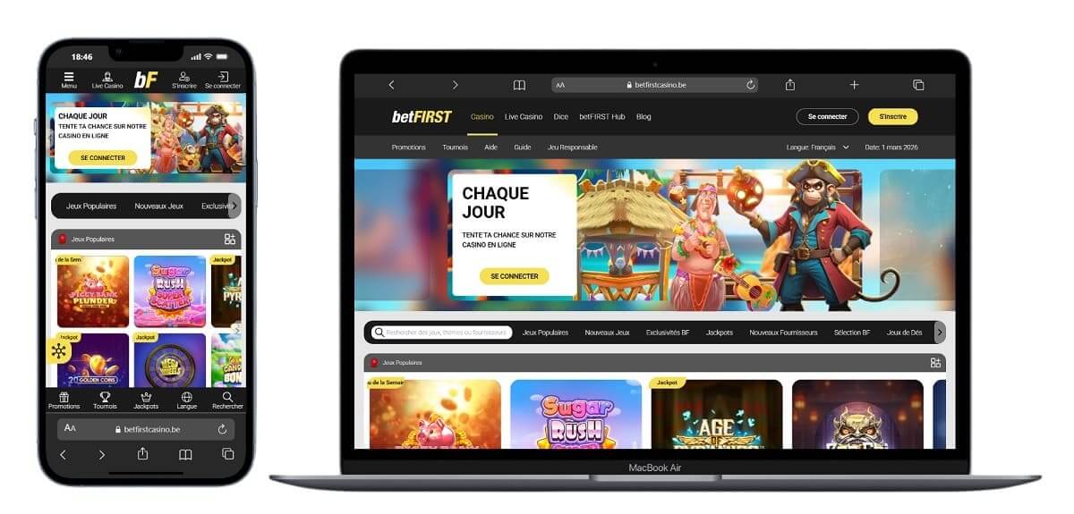 Betfirst casino en ligne Belgique