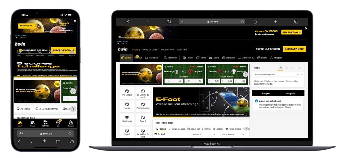 Bwin casino en ligne Belgique