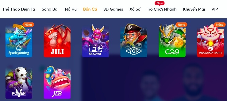 các nhà điều hành trò chơi bắn cá trực tuyến