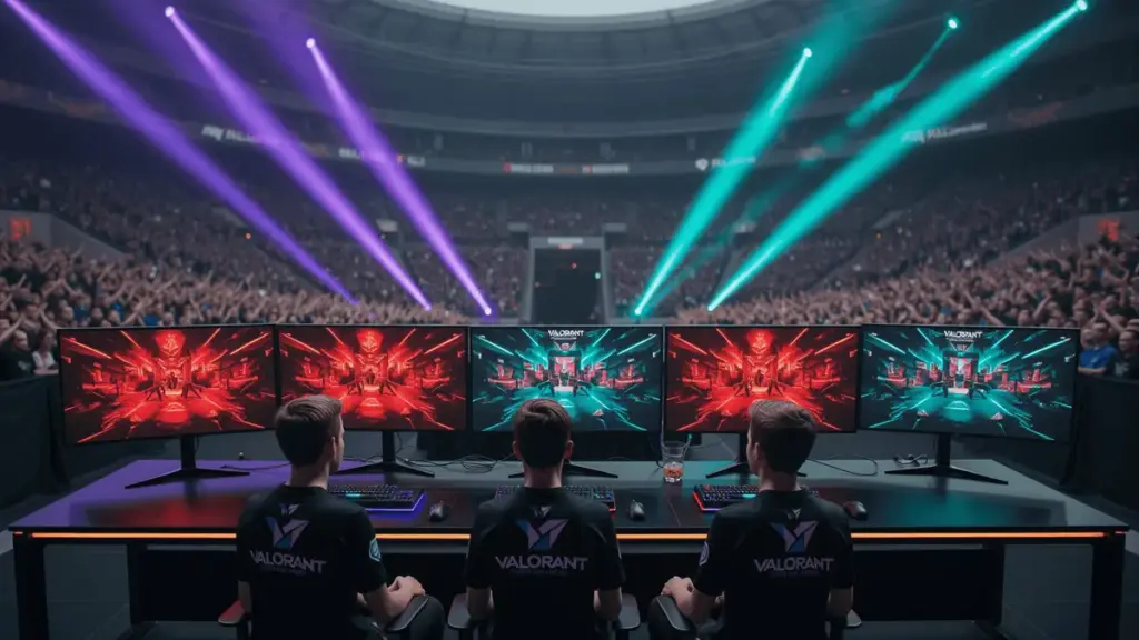 Leviatán Gaming competing at VCT Masters London 2026 grand final in packed Copper Box Arena