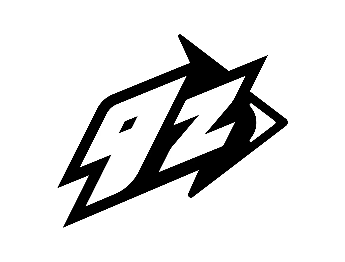 Logo of the 9z esports team featuring a lightning bolt design.