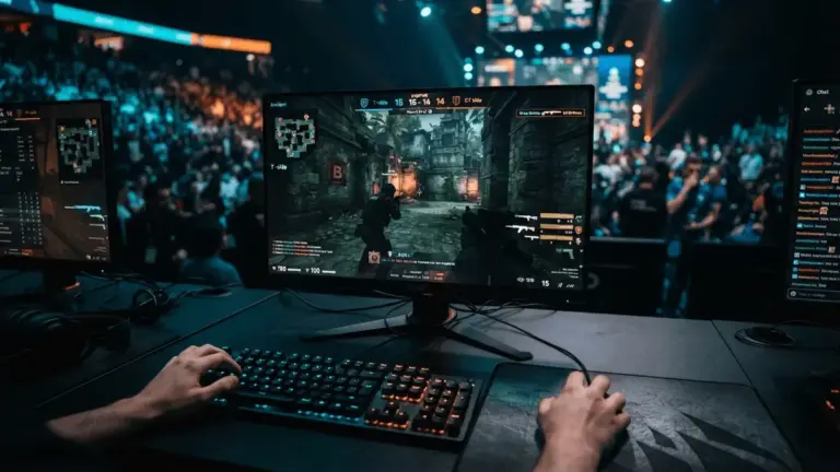 Intense CS2 double overtime moment on Ancient map during competitive tournament match