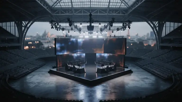 Paris esports arena prepared for the 2026 Esports World Cup showcase